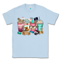 Dusty Blue small business coffee cups Classic Tee - Zillion Design Studio