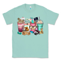 Seafoam small business coffee cups Classic Tee - Zillion Design Studio