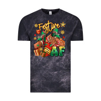 Cloud Black Festive af Christmas black girl sneakers Vintage Tee - RanaPortraitStore