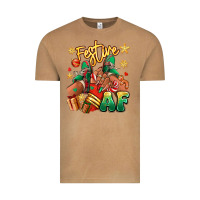 Vintage Camel Festive af Christmas black girl sneakers Vintage Tee - RanaPortraitStore