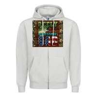 Dove Grey reely awesome dad Zipper Hoodie - HRA Design Shop