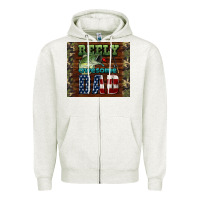 Oatmeal Heather reely awesome dad Zipper Hoodie - HRA Design Shop