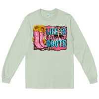 Matcha life is better in boots Long Sleeve Tee - Zillion Design Studio