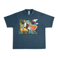 Midnight Navy cosmic cowgirl Urban Heavy Tee - Zillion Design Studio