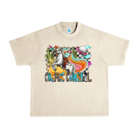 Sandshell cosmic cowgirl Urban Heavy Tee - Zillion Design Studio