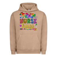 Pigment Burro Free Nurse Hugs Pride LGBTQ+ Urban Hoodie - BundleAndBundleShop