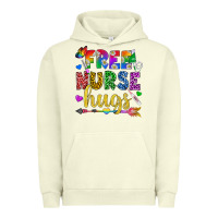Pigment Pistachio Free Nurse Hugs Pride LGBTQ+ Urban Hoodie - BundleAndBundleShop