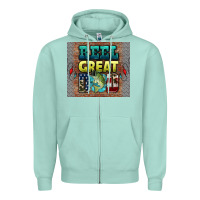 Seafoam reel great dad Zipper Hoodie - HRA Design Shop