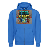 True Royal reel great dad Zipper Hoodie - HRA Design Shop