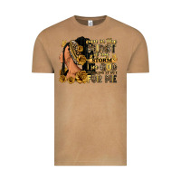 Vintage Camel Even in the midst of my storm afro woman Vintage Tee - RanaPortraitStore