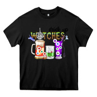 Black Drink Up Witches Heavy Core Tee - CowhideDigitalArt