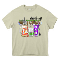 Mossy Drink Up Witches Heavy Core Tee - CowhideDigitalArt