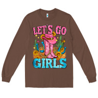Chestnut let's go girls Long Sleeve Tee - Zillion Design Studio