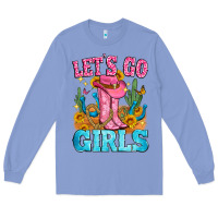 Colony Blue let's go girls Long Sleeve Tee - Zillion Design Studio