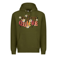 Army Green si dios quiere Premium Hoodie - MaliasSmallBusiness