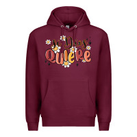 Burgundy si dios quiere Premium Hoodie - MaliasSmallBusiness