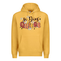 Mustard si dios quiere Premium Hoodie - MaliasSmallBusiness