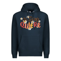 Navy si dios quiere Premium Hoodie - MaliasSmallBusiness