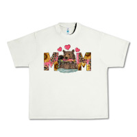 Pistachio Mom Bear With Sunflowers Urban Heavy Tee - RanaPortraitStore