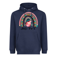 Navy hello pre k Heavyweight Hoodie - JahusDesignShop