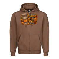 Chestnut tis the season to be basic Zipper Hoodie - RacoonDesign