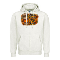 Oatmeal Heather tis the season to be basic Zipper Hoodie - RacoonDesign