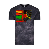 Cloud Black I am black history Afro American woman Vintage Tee - RanaPortraitStore
