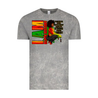 I Am Black History Afro American Woman Vintage Tee | Teevron