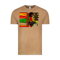 Vintage Camel I am black history Afro American woman Vintage Tee - RanaPortraitStore