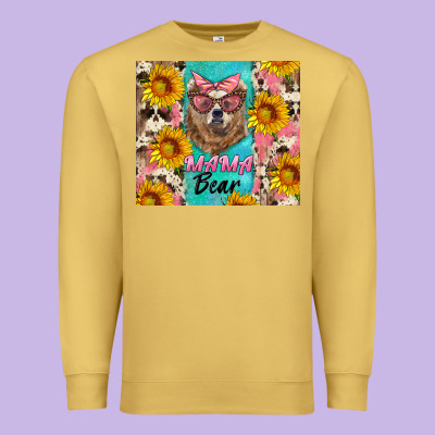 Mama Bear Premium Sweatshirt Designed By Artiststas