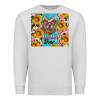 Dove Grey mama bear Premium Sweatshirt - Artiststas