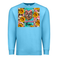 Ocean Blue mama bear Premium Sweatshirt - Artiststas