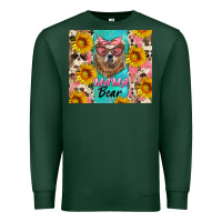 Sports Green mama bear Premium Sweatshirt - Artiststas