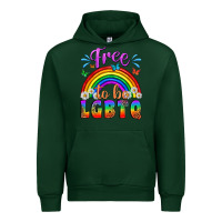 Forest Green Western Free To Be Lgbtq Urban Hoodie - BundleAndBundleShop