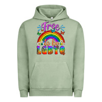 Pigment Oil Green Western Free To Be Lgbtq Urban Hoodie - BundleAndBundleShop