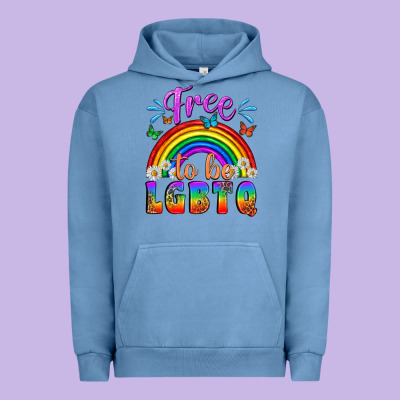 Western Free To Be Lgbtq Urban Hoodie Designed By Bundleandbundleshop