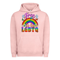 Pigment Salmon Western Free To Be Lgbtq Urban Hoodie - BundleAndBundleShop