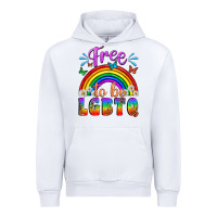 White Western Free To Be Lgbtq Urban Hoodie - BundleAndBundleShop
