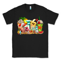Black summer vibes coffee cups Classic Tee - Zillion Design Studio