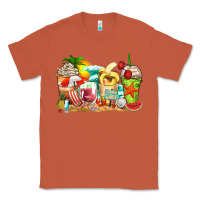 Copper summer vibes coffee cups Classic Tee - Zillion Design Studio