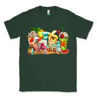 Sports Green summer vibes coffee cups Classic Tee - Zillion Design Studio