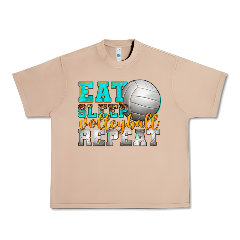Eat Sleep Volleyball Repeat Urban Heavy Tee by texasbilliewilder | Teevron