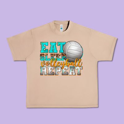 Urban Heavy Tee eat sleep volleyball repeat