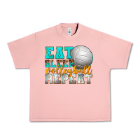 Salmon eat sleep volleyball repeat Urban Heavy Tee - texasbilliewilder