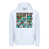 White western howdy howdy howdy Premium Hoodie - NancyCooperArtShop