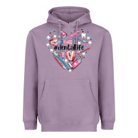 Lavender dental life element heart Heavyweight Hoodie - AdoDesignShop