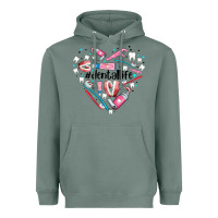 Sage dental life element heart Heavyweight Hoodie - AdoDesignShop
