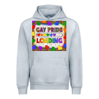 Heather Grey Gay Pride Loading LGBTQ Tumbler Urban Hoodie - BundleAndBundleShop