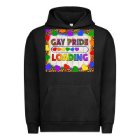 Pigment Black Gay Pride Loading LGBTQ Tumbler Urban Hoodie - BundleAndBundleShop