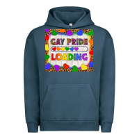 Pigment Midnight Navy Gay Pride Loading LGBTQ Tumbler Urban Hoodie - BundleAndBundleShop